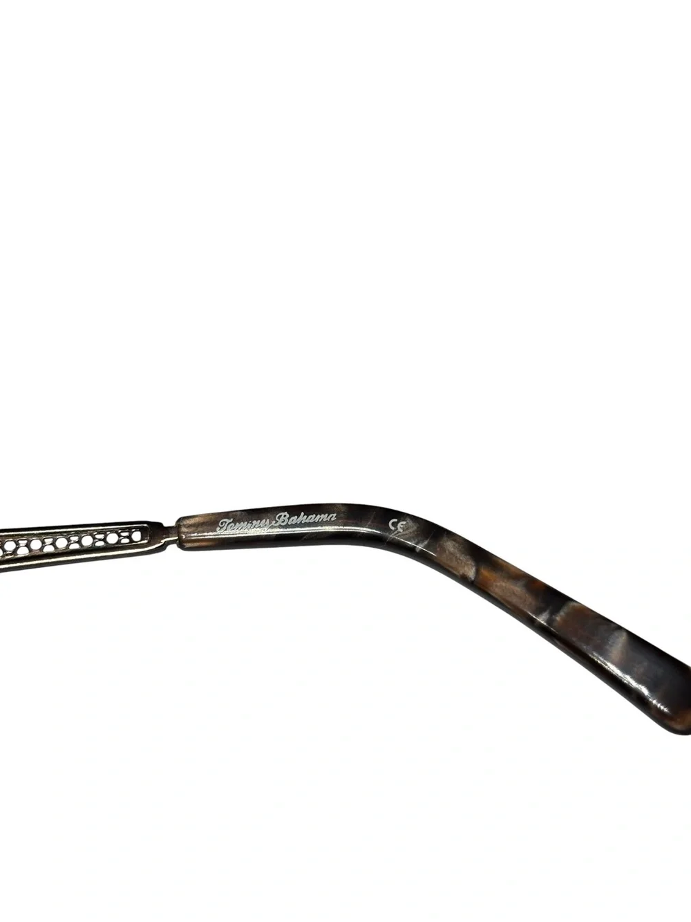 Tommy Bahama Womens Mocha TB121 Eyeglasses Frames 50 17 130 Rhinestone Detail